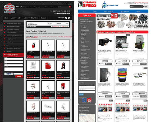 Best Custom Design Ecommerce Website By Webarena Australia